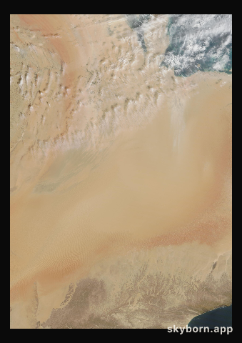 The Earth on 21 February 2011 · Empty Quarter, Arabia