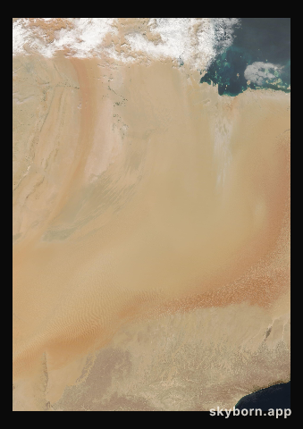 The Earth on 25 February 2011 · Empty Quarter, Arabia