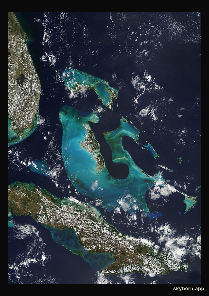 The Earth on 28 February 2011 · Bahamas