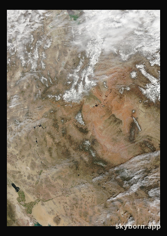 The Earth on 12 March 2011 · Colorado Plateau