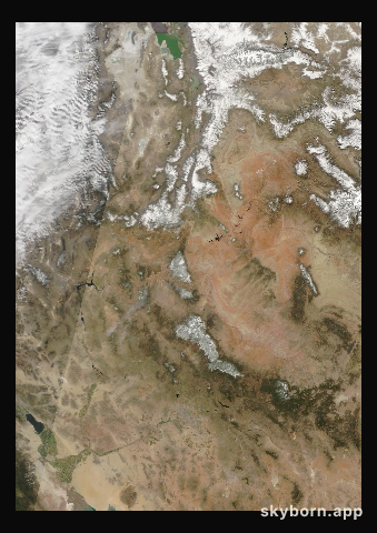 The Earth on 23 March 2011 · Colorado Plateau