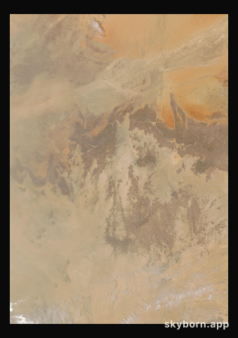 The Earth on 4 April 2011 · Sahara, Algeria