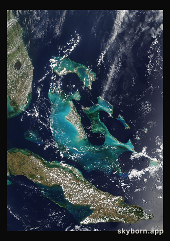 The Earth on 12 April 2011 · Bahamas