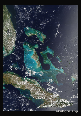 The Earth on 19 April 2011 · Bahamas