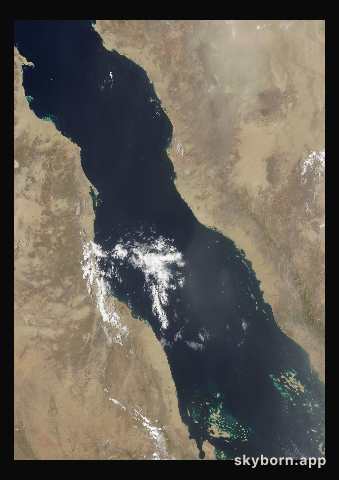 The Earth on 4 June 2011 · Red Sea