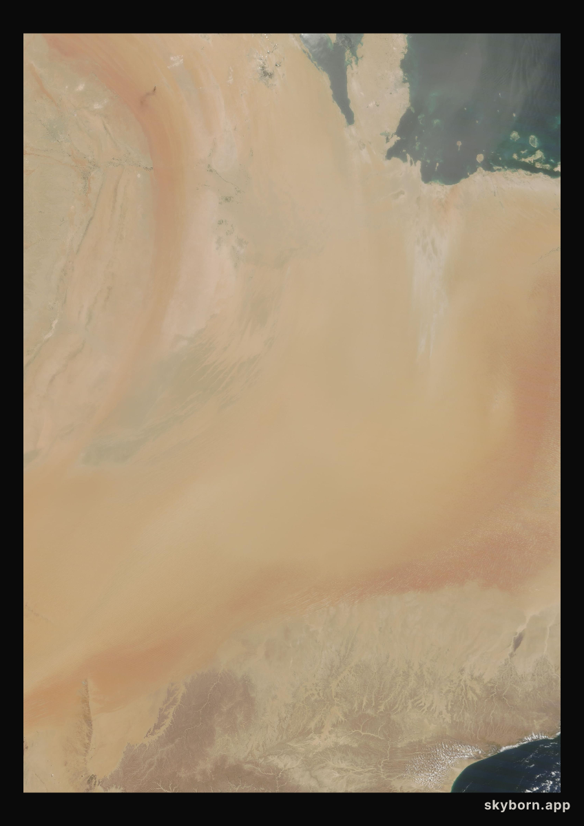 The Earth on 6 June 2011 · Empty Quarter, Arabia