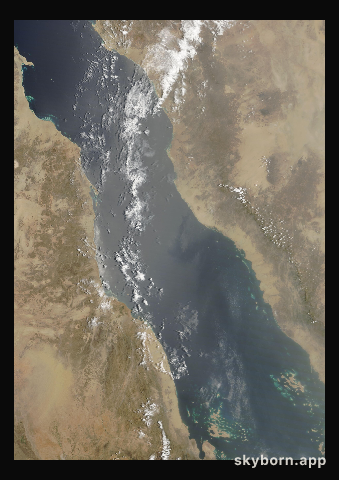 The Earth on 7 June 2011 · Red Sea