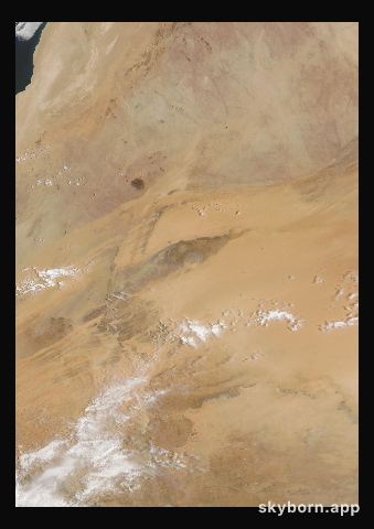 The Earth on 14 June 2011 · Eye of the Sahara, Mauritania