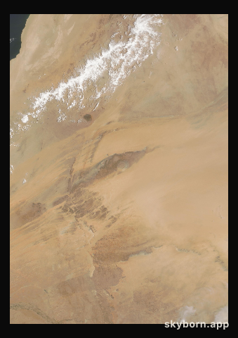 The Earth on 23 June 2011 · Eye of the Sahara, Mauritania