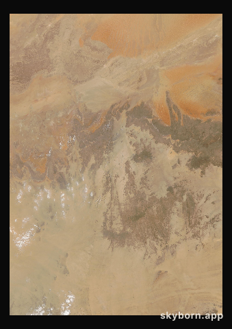 The Earth on 26 June 2011 · Sahara, Algeria