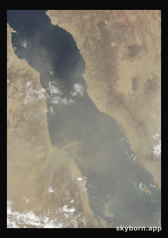 The Earth on 11 July 2011 · Red Sea