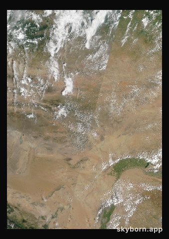 The Earth on 18 July 2011 · Gobi Desert