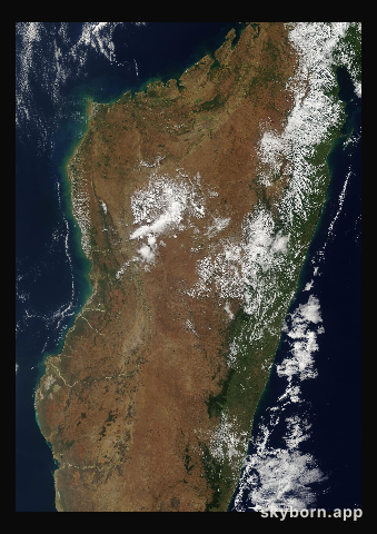 The Earth on 25 July 2011 · Madagascar