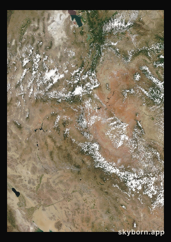The Earth on 27 July 2011 · Colorado Plateau