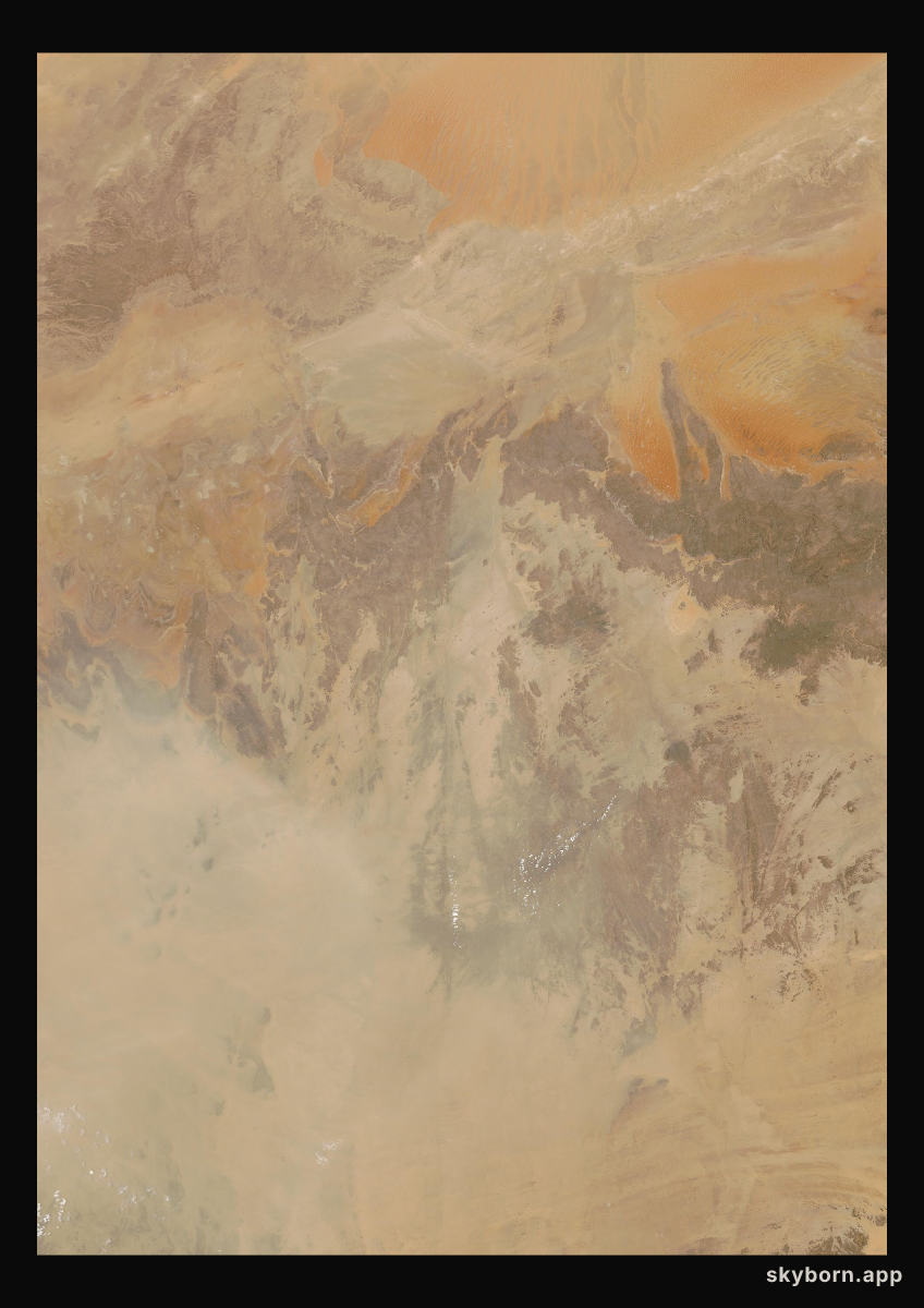 The Earth on 15 August 2011 · Sahara, Algeria