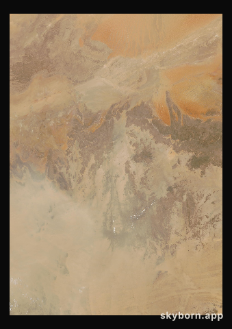 The Earth on 15 August 2011 · Sahara, Algeria
