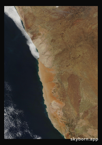 The Earth on 3 September 2011 · Namib Desert