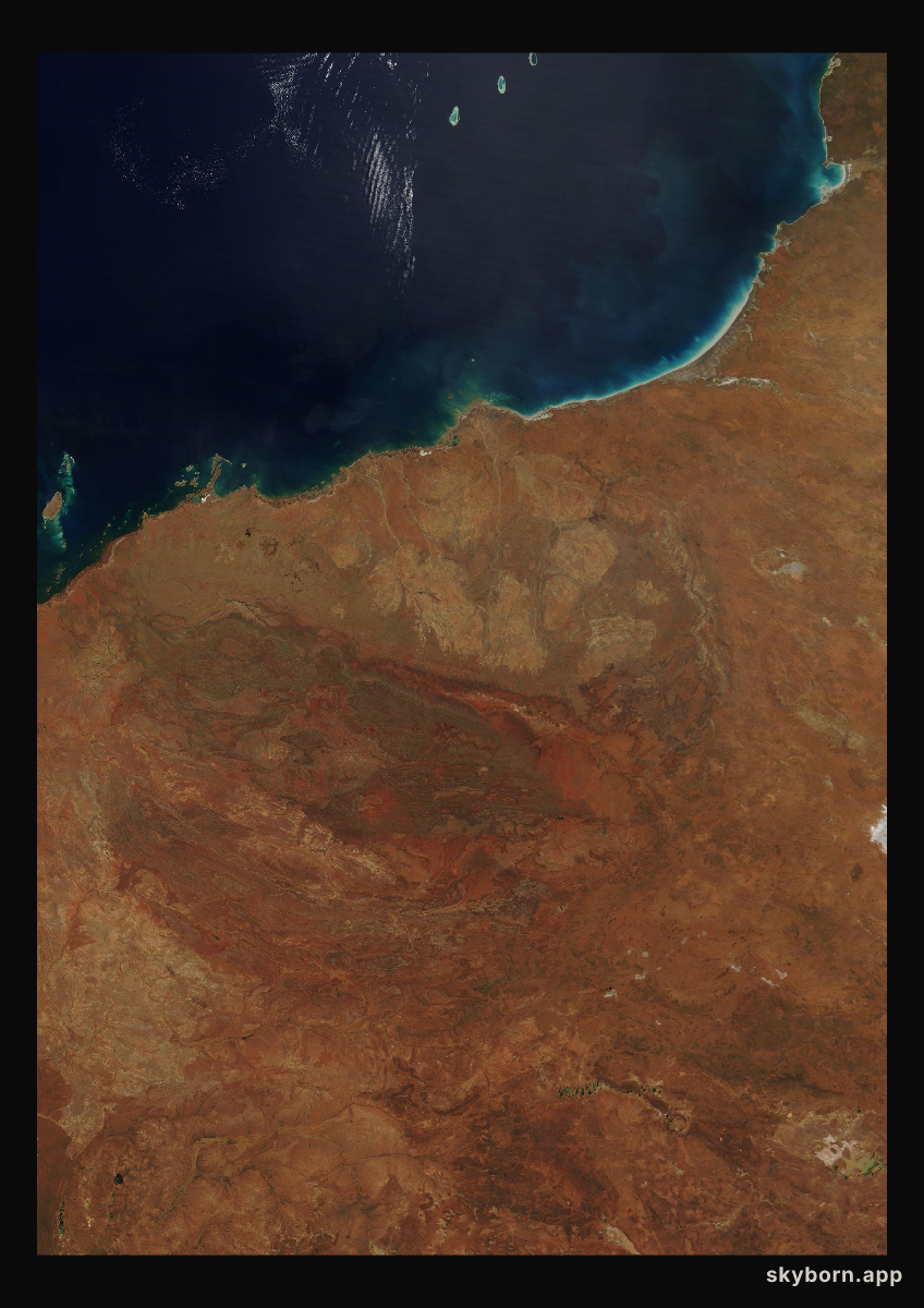 The Earth on 5 September 2011 · Pilbara, Western Australia
