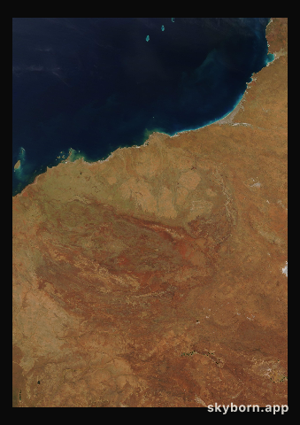 The Earth on 11 September 2011 · Pilbara, Western Australia