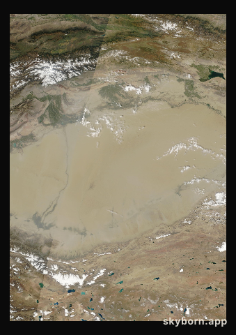 The Earth on 13 September 2011 · Taklamakan Desert