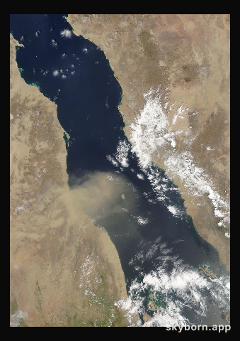The Earth on 15 September 2011 · Red Sea