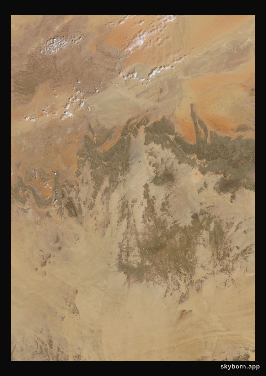 The Earth on 19 September 2011 · Sahara, Algeria