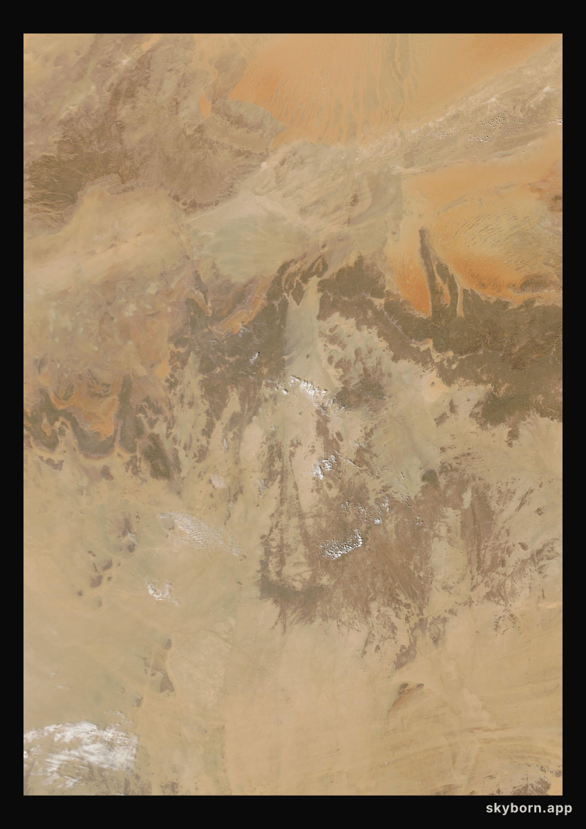 The Earth on 13 October 2011 · Sahara, Algeria