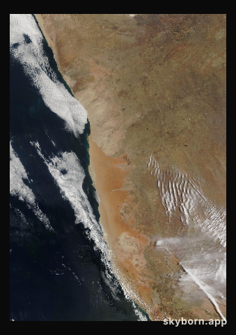The Earth on 14 October 2011 · Namib Desert