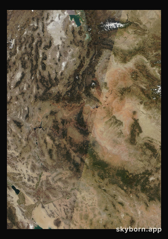 The Earth on 19 October 2011 · Colorado Plateau