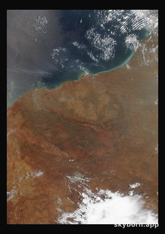 The Earth on 21 October 2011 · Pilbara, Western Australia