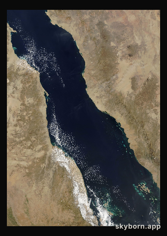 The Earth on 2 November 2011 · Red Sea
