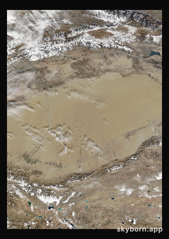 The Earth on 8 November 2011 · Taklamakan Desert
