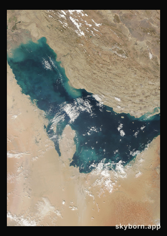 The Earth on 28 November 2011 · Persian Gulf