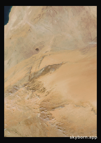 The Earth on 20 December 2011 · Eye of the Sahara, Mauritania