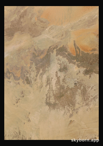 The Earth on 8 January 2012 · Sahara, Algeria