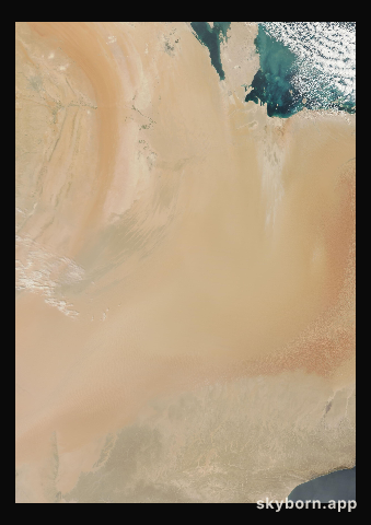 The Earth on 22 January 2012 · Empty Quarter, Arabia