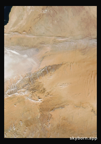 The Earth on 28 January 2012 · Eye of the Sahara, Mauritania
