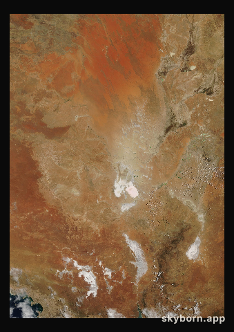 The Earth on 3 February 2012 · Lake Eyre, Australia