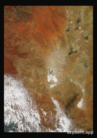 The Earth on 6 February 2012 · Lake Eyre, Australia