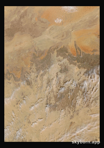 The Earth on 7 February 2012 · Sahara, Algeria