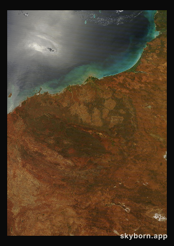 The Earth on 10 February 2012 · Pilbara, Western Australia