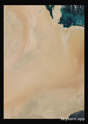 The Earth on 23 February 2012 · Empty Quarter, Arabia