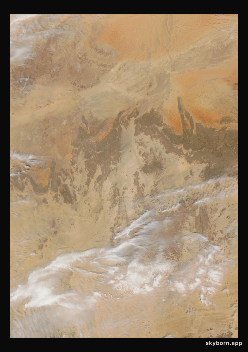 The Earth on 19 March 2012 · Sahara, Algeria