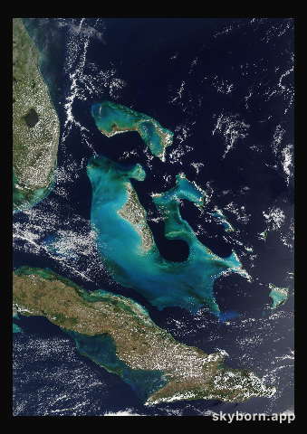 The Earth on 29 March 2012 · Bahamas
