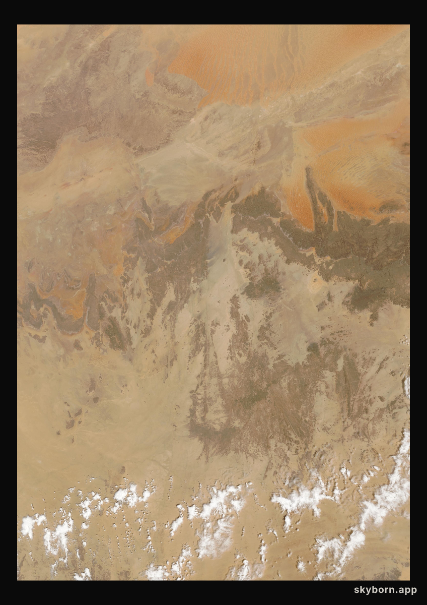 The Earth on 2 April 2012 · Sahara, Algeria