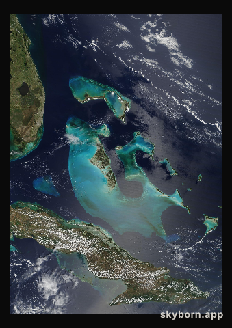 The Earth on 3 April 2012 · Bahamas