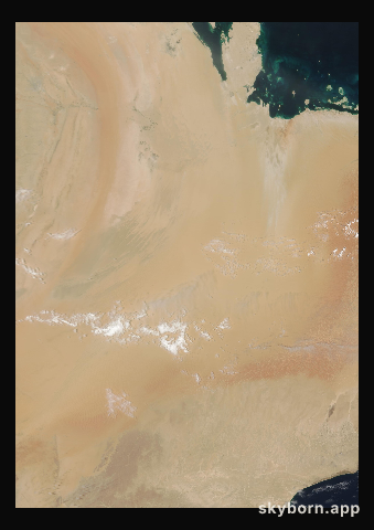 The Earth on 11 April 2012 · Empty Quarter, Arabia