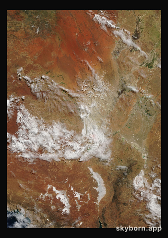The Earth on 14 April 2012 · Lake Eyre, Australia