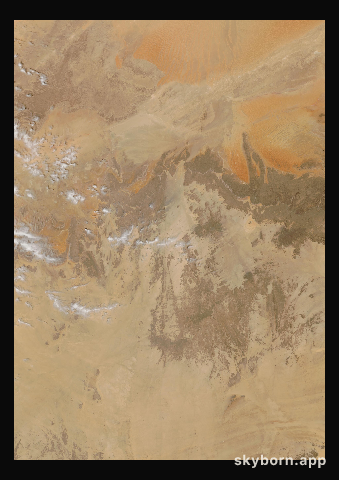 The Earth on 18 April 2012 · Sahara, Algeria
