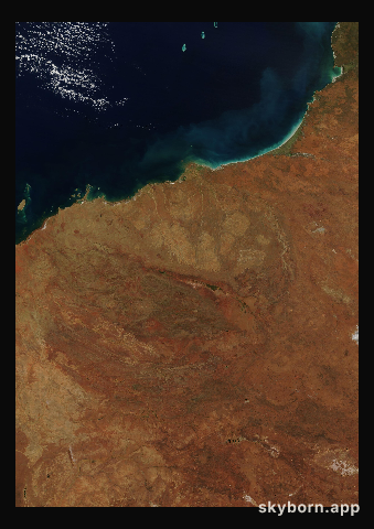 The Earth on 27 April 2012 · Pilbara, Western Australia